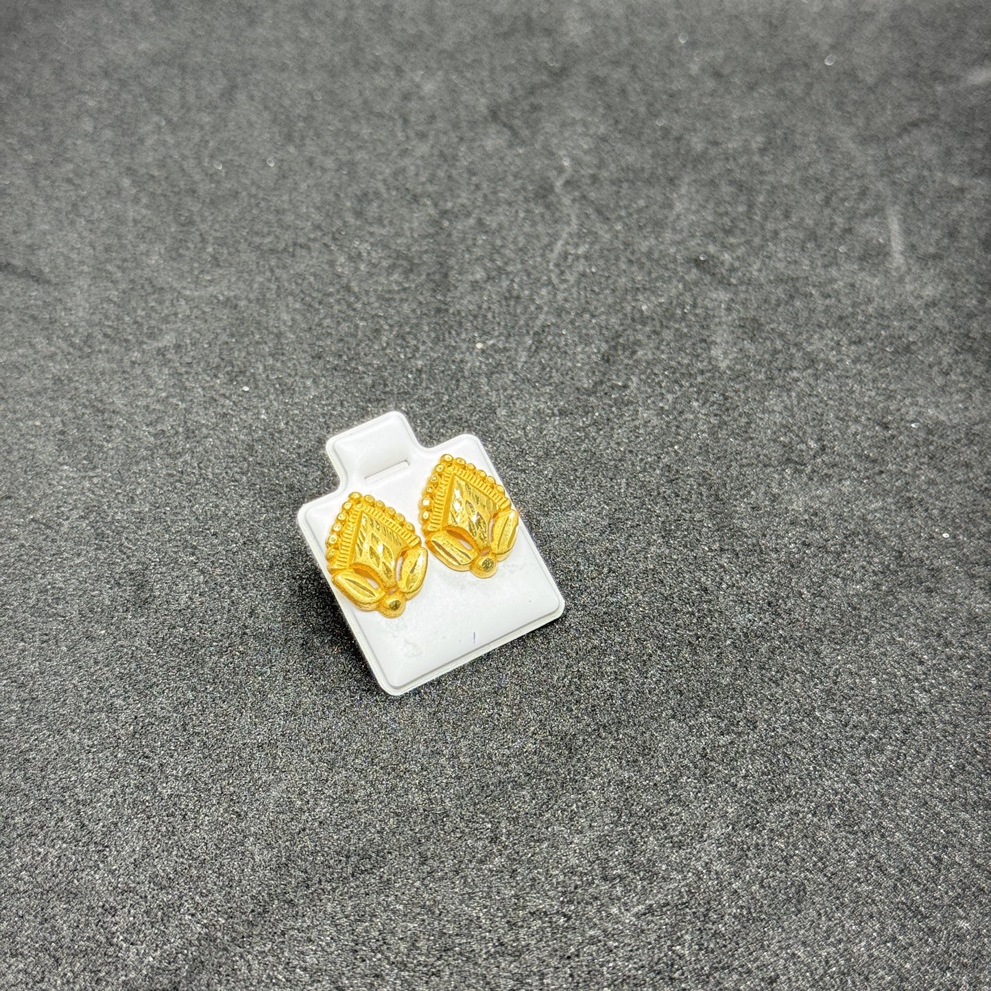 21k flower Stud Earrings