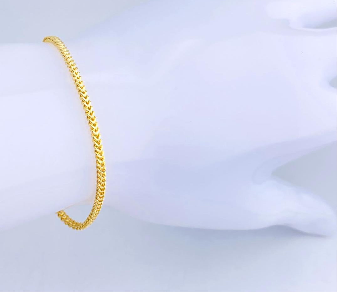 18K Bitcoin Gold Bracelet