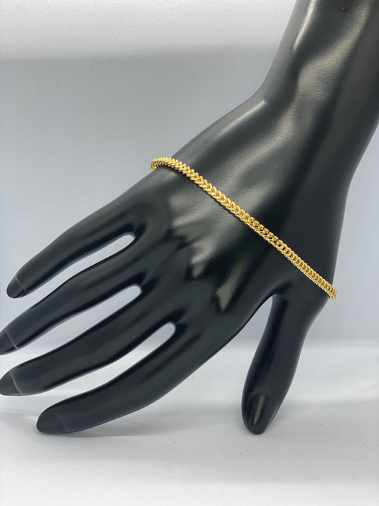 18K Bitcoin Gold Bracelet