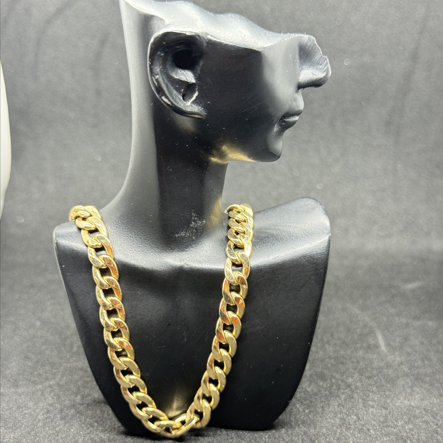 18K Solid Cuban Necklace 20"(Extra)