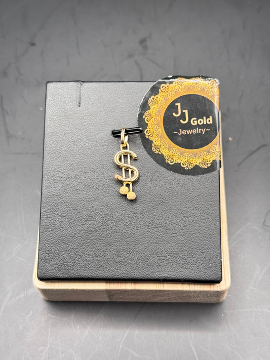18karat dollar mark Pendant