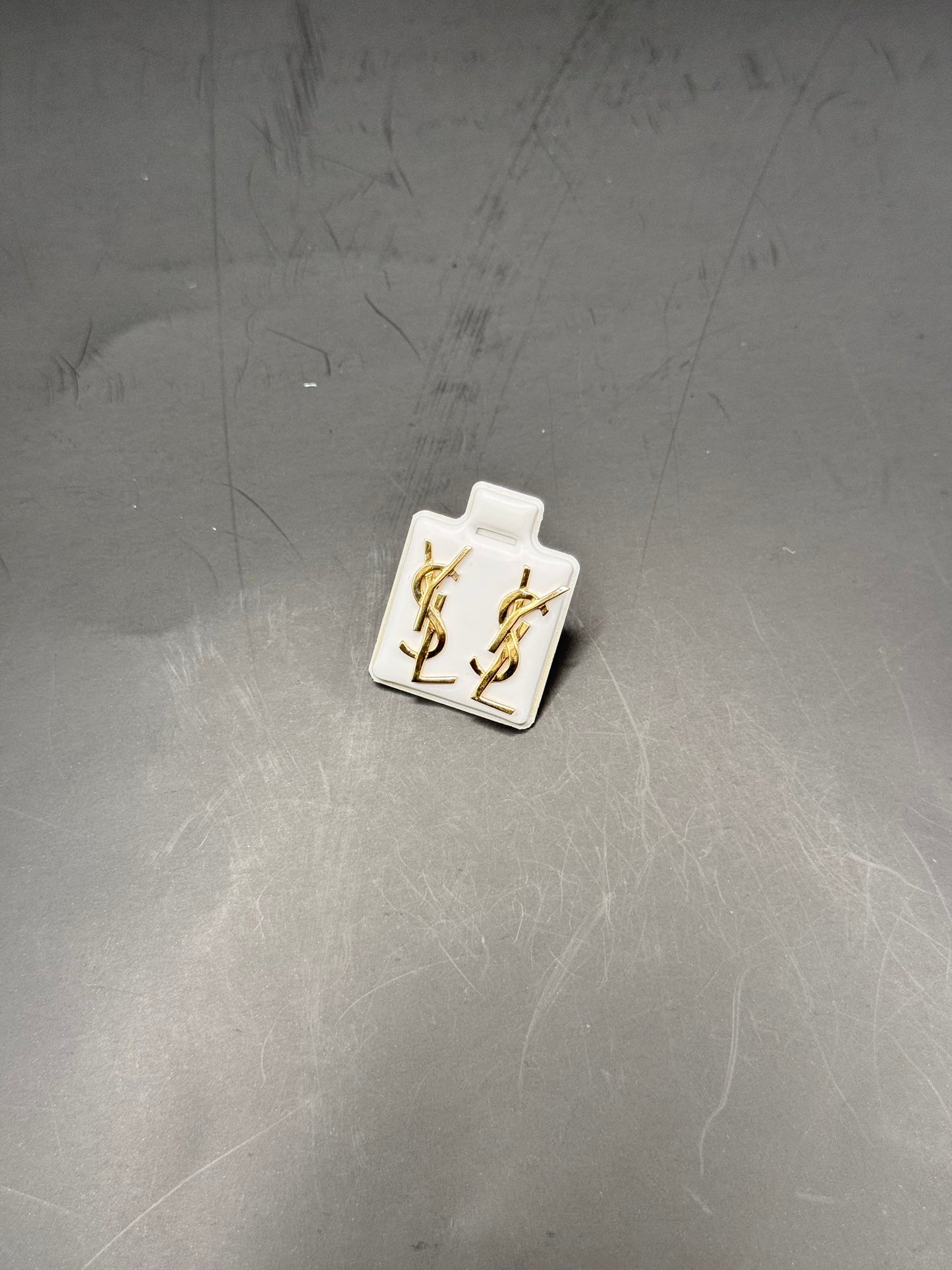 18karat YSL stud earrings