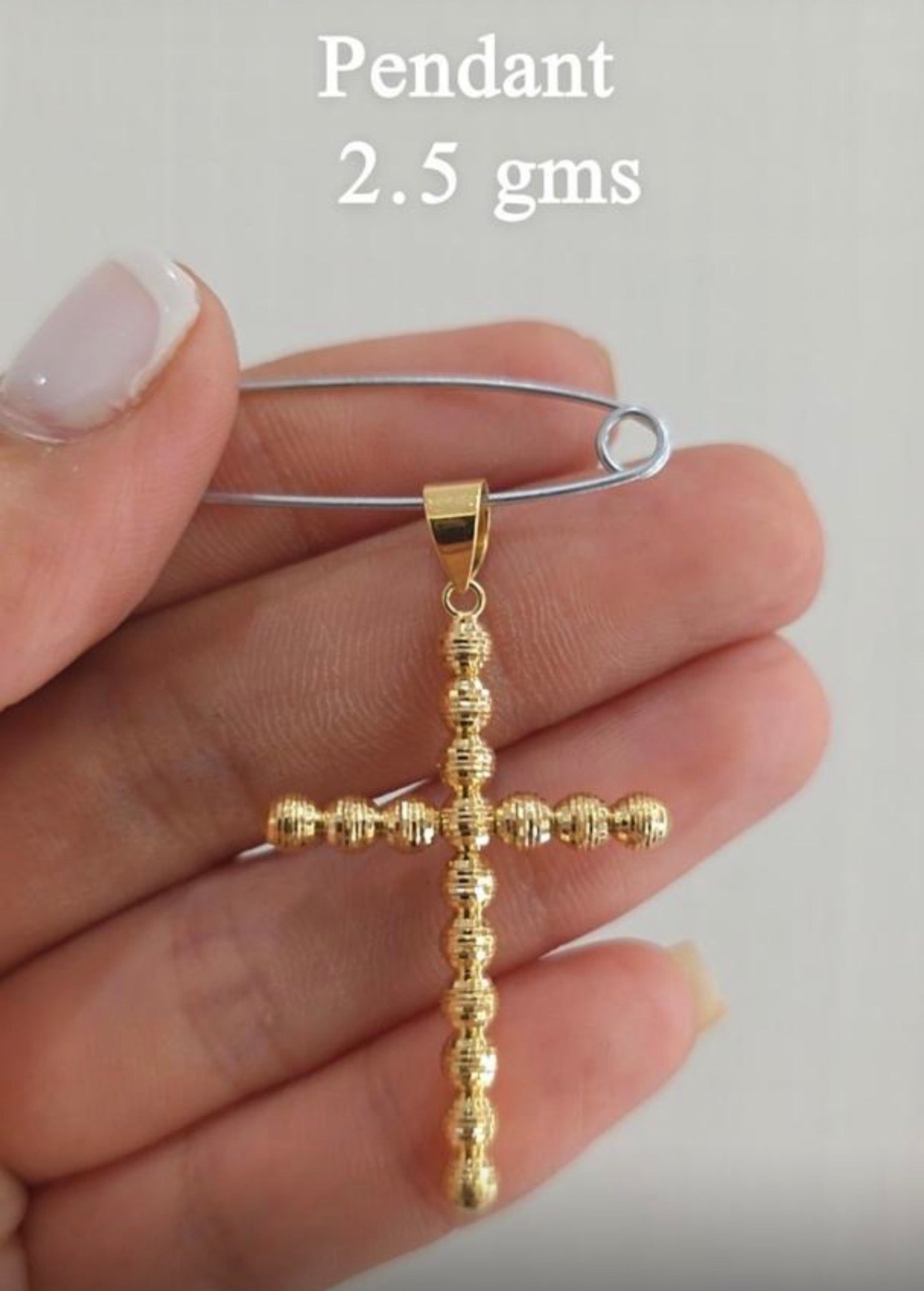 18karat Cross Pedant