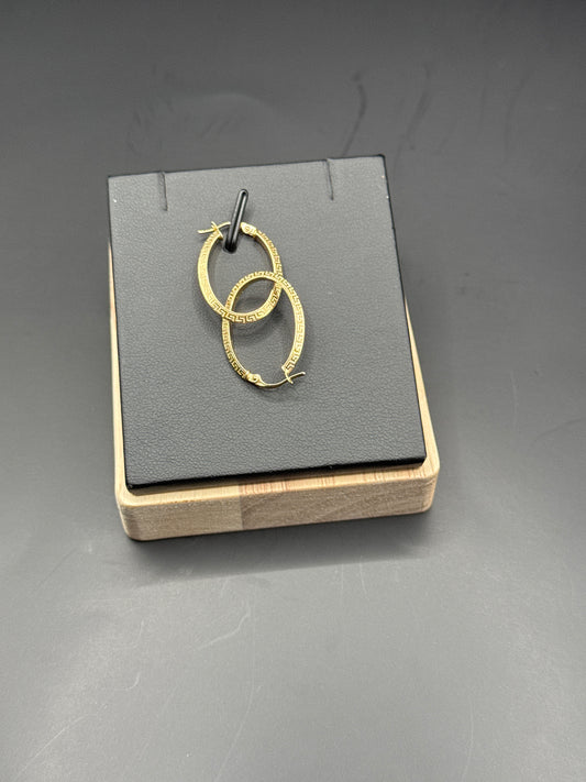 18karat Fendi Clip Earrings