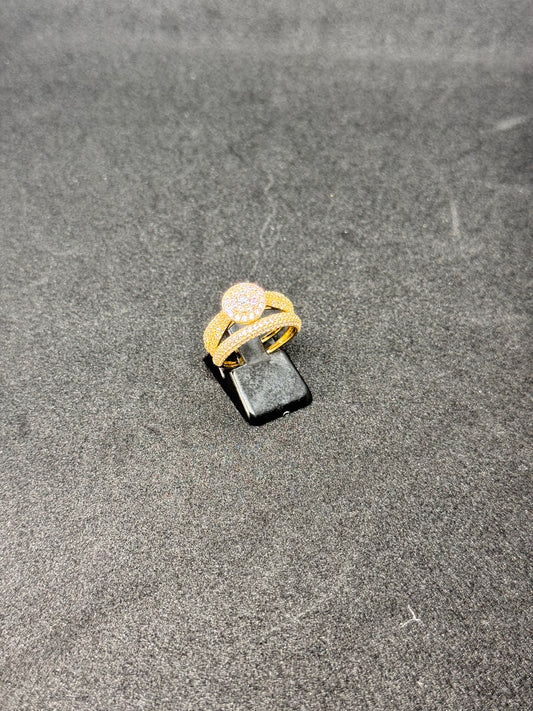 18k Female wedding rings set