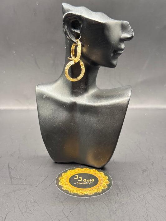 18karat small clip earrings