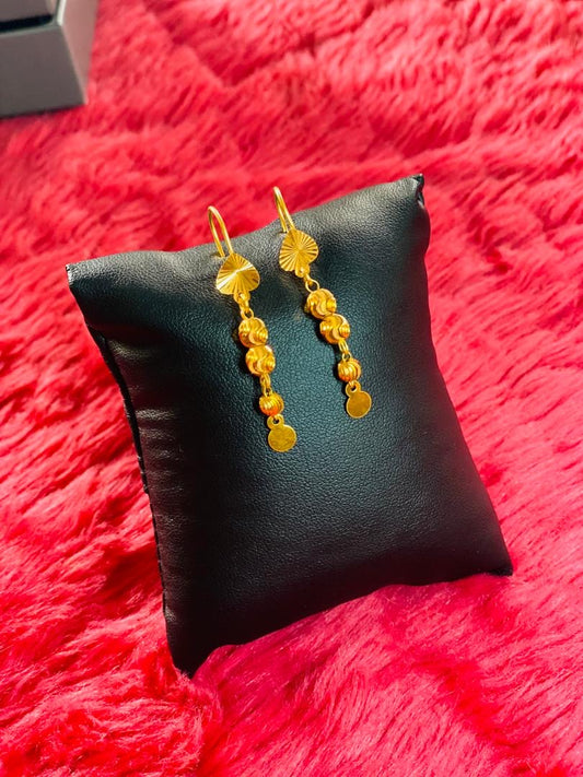 21K Gold Clip Earring