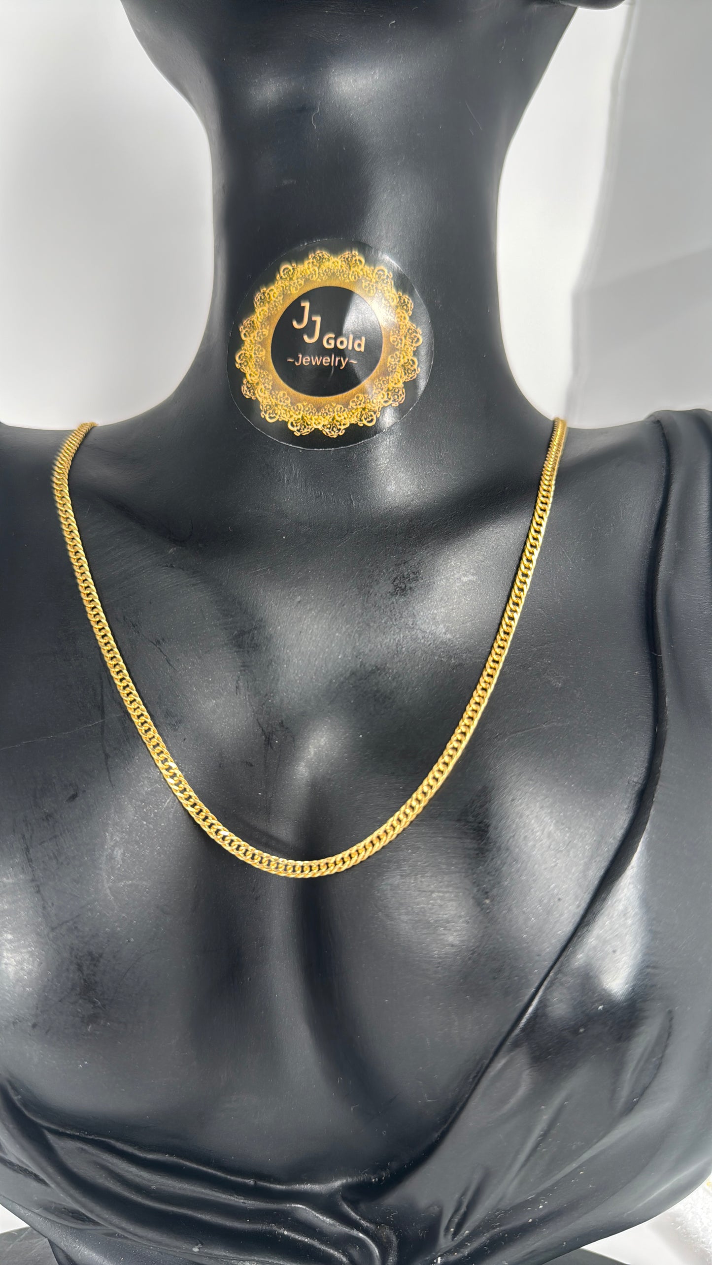 18karat Tight cuban Necklace