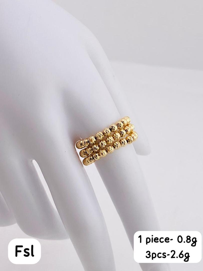 18karat Diamond cut Fashion Ring(Extra)