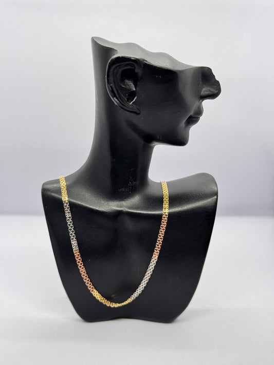 3 Tone Carpet Necklace