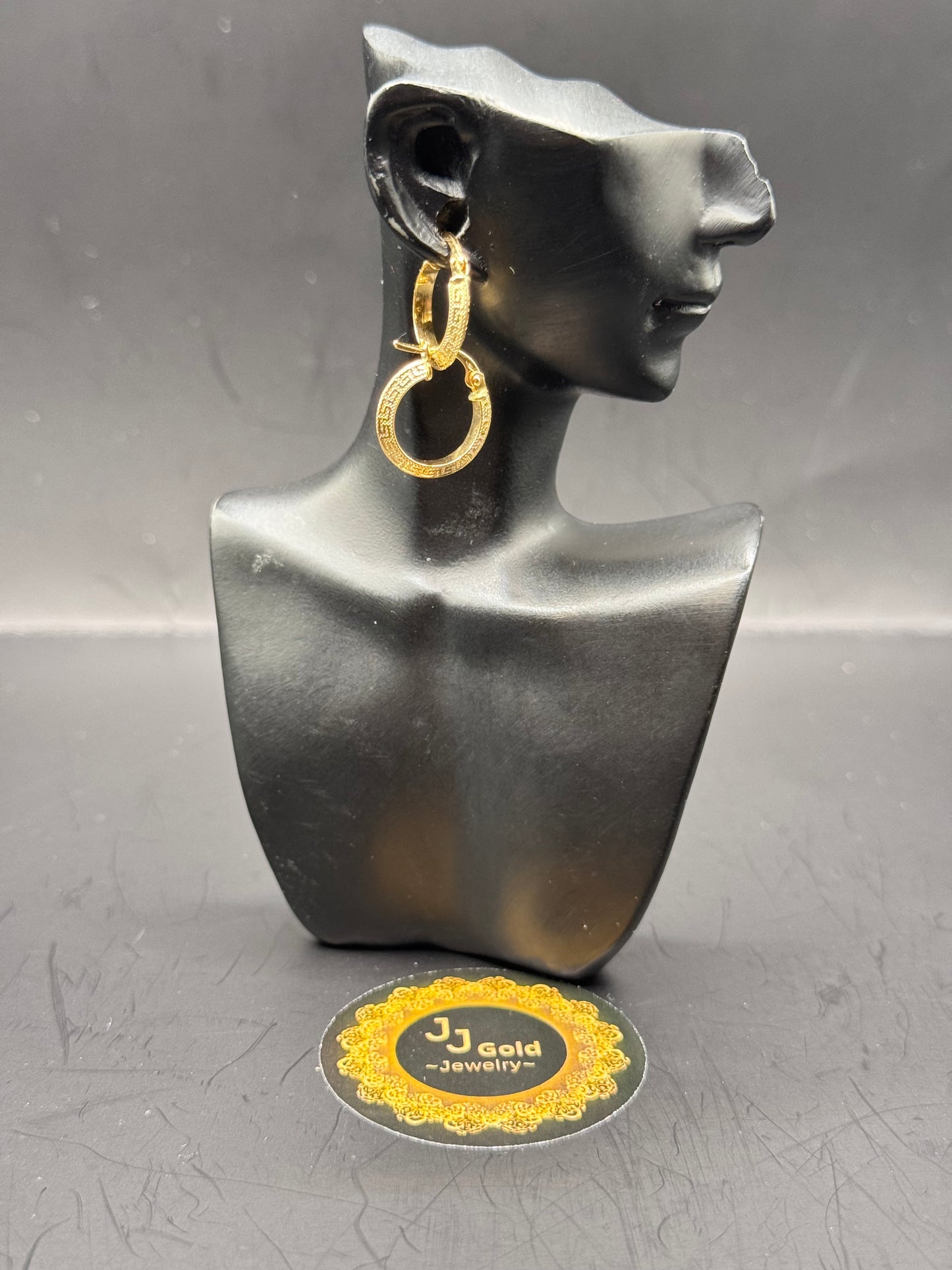 18karat small clip earrings