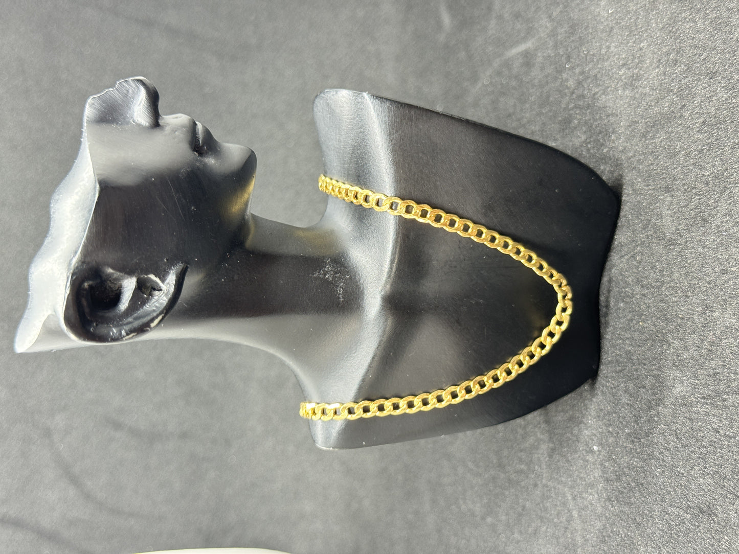 18K GOLD CUBAN necklace 20"