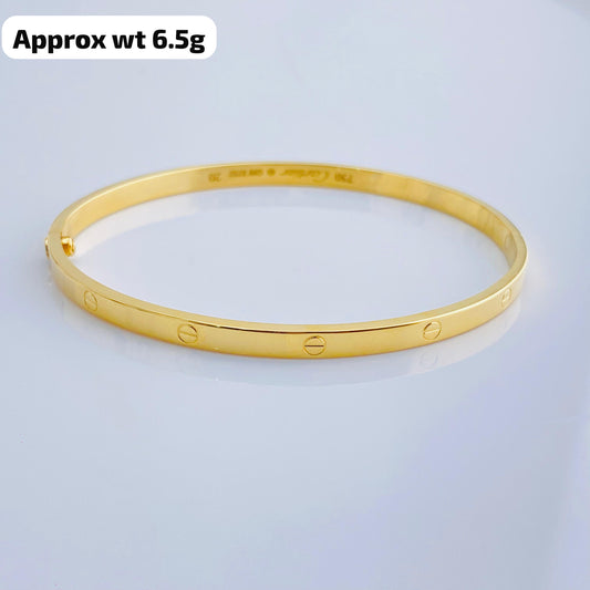 18k Carter Bangles