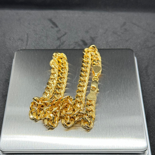 18k Gold Cobra Cuban Necklace (EXTRA) 20"