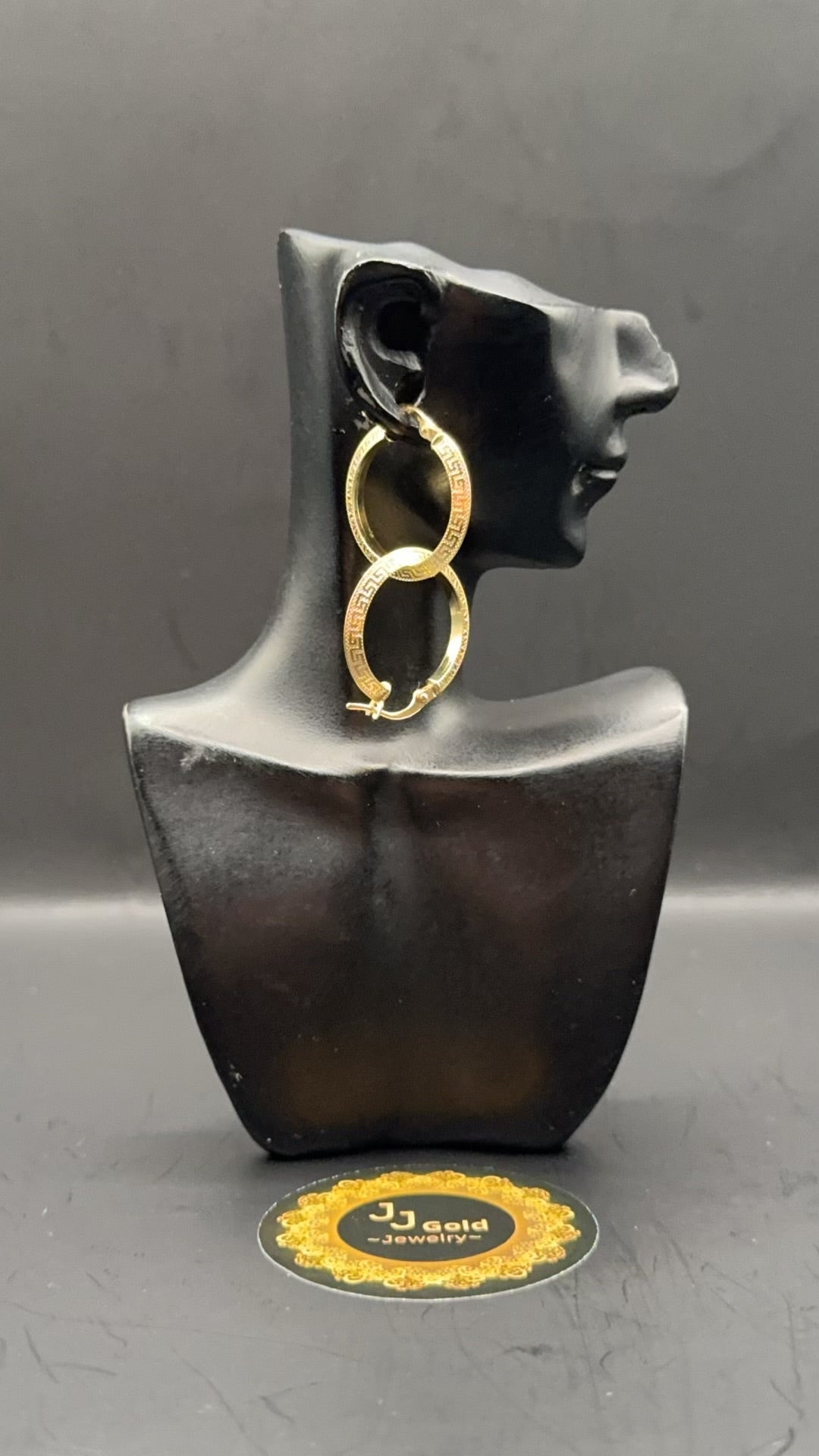 18karat Round Clip Earrings