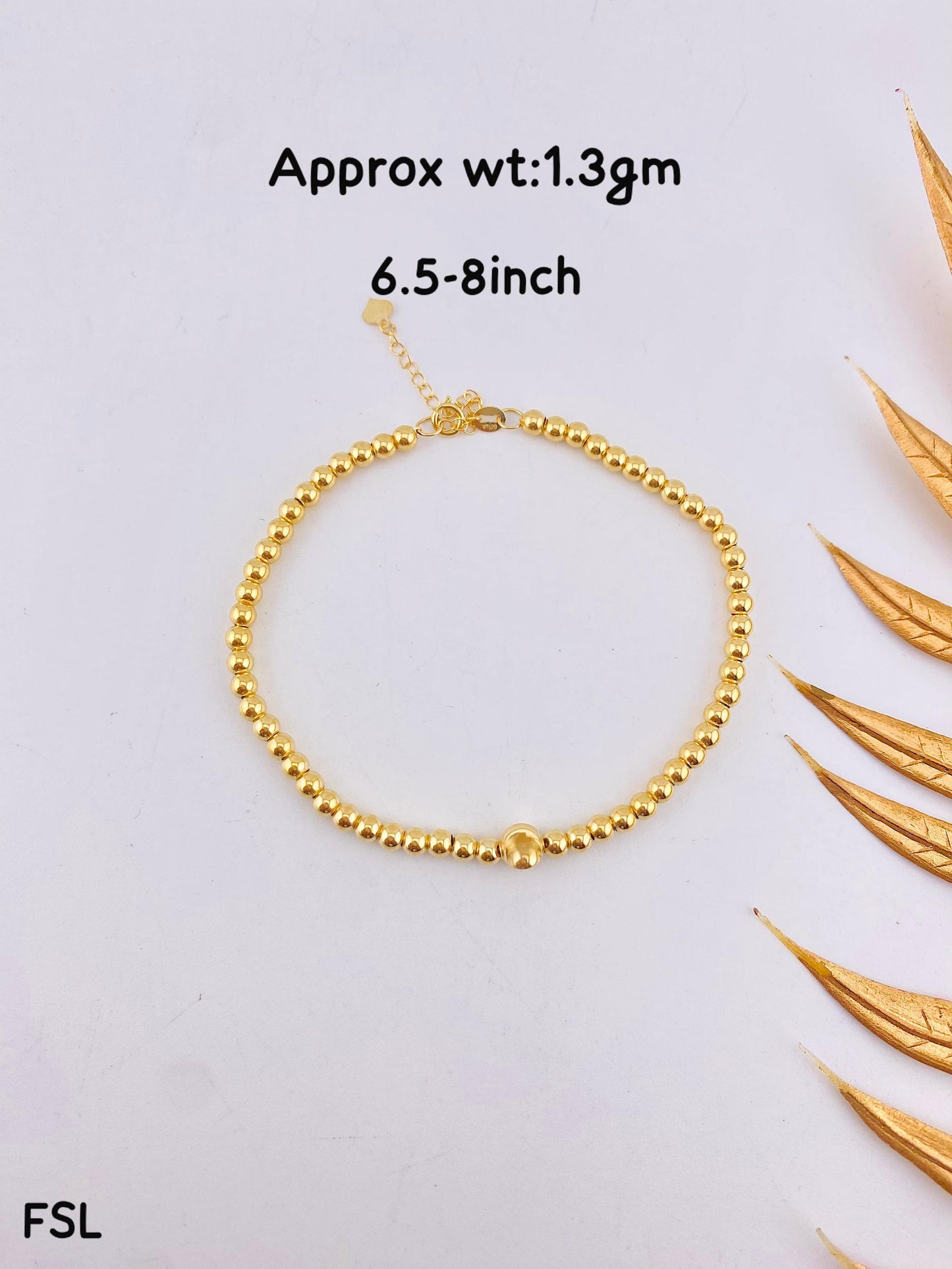 18karat beads bracelet(Extra)