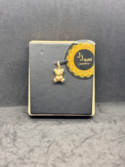 18karat 2face Teddy Pendant