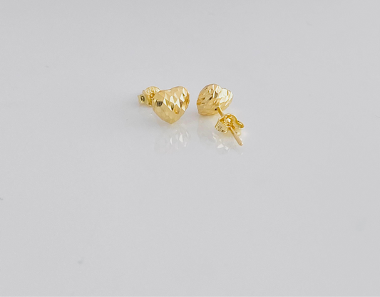 18k Gold Stud Earrings