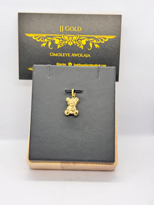 18k Small Teddy Pendant