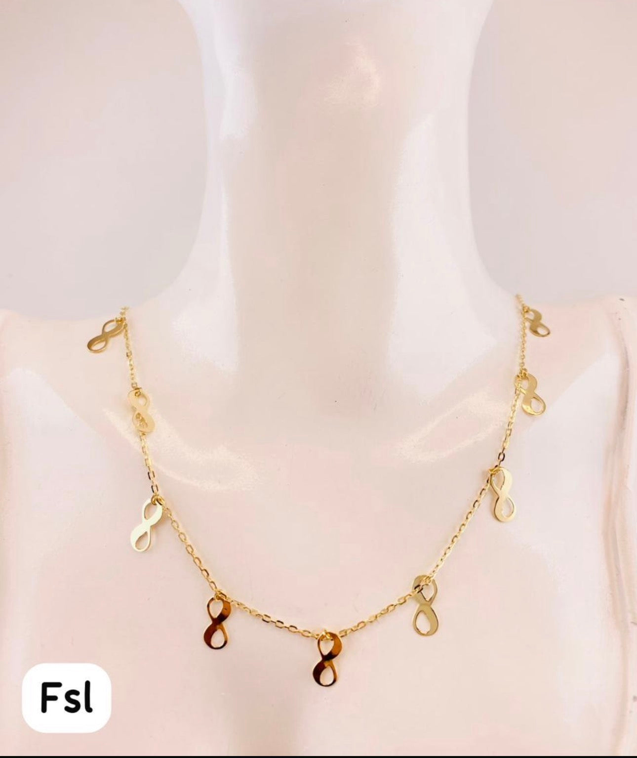 18karat Infinity Necklace