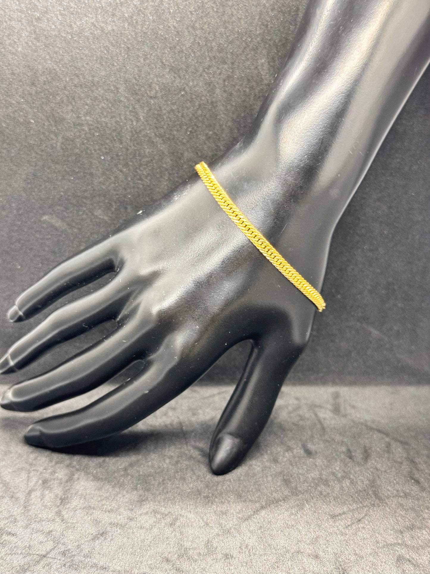 18karat Tight cuban Bracelet