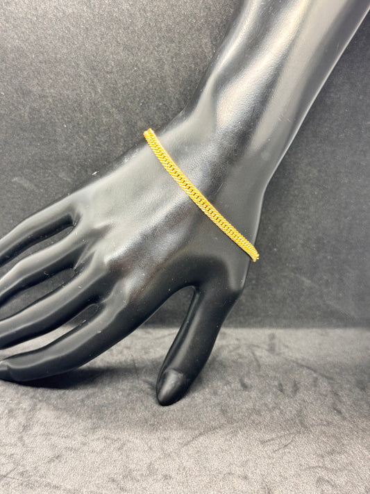 18karat Tight cuban Bracelet