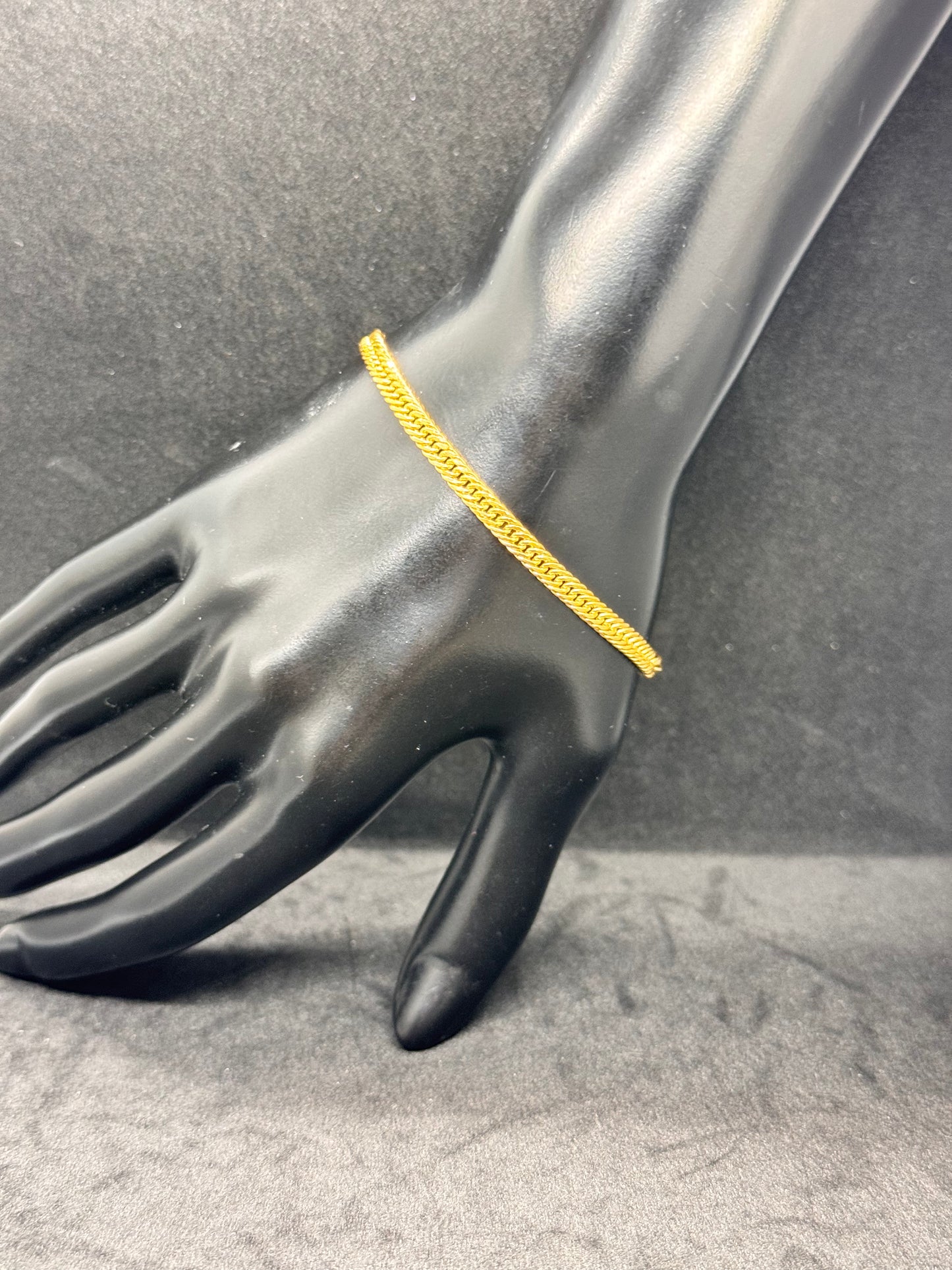 18karat Tight cuban Bracelet