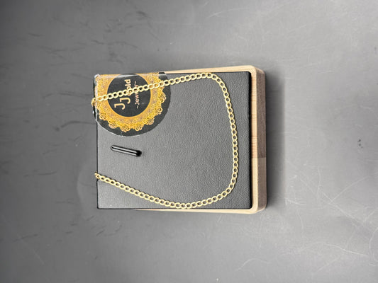 18karat cuban Anklet
