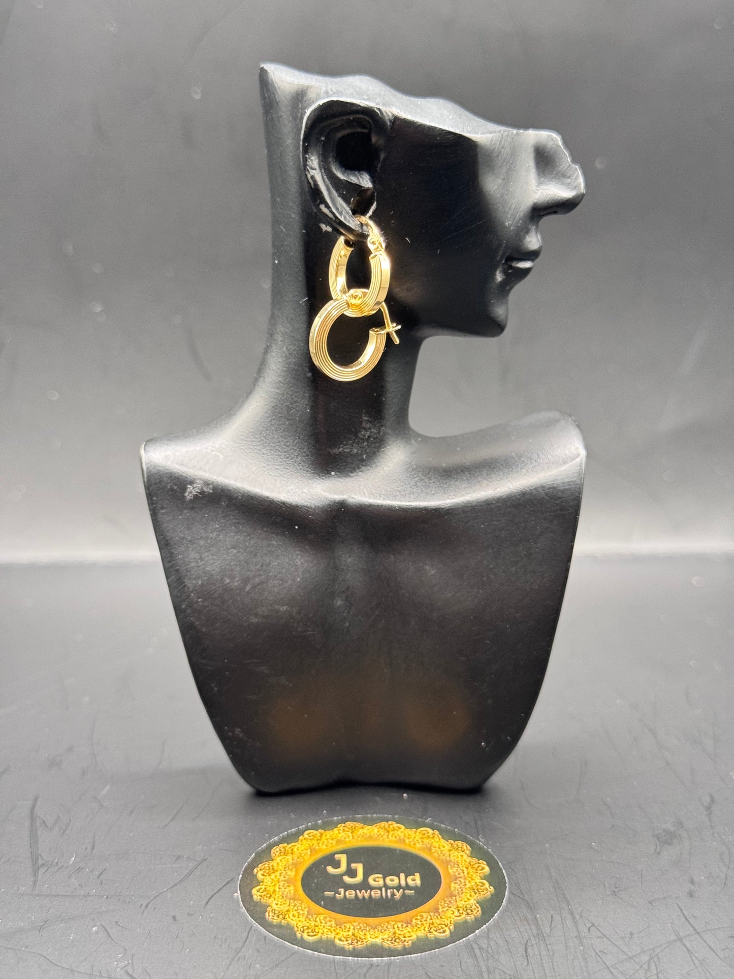 18karat small clip Earrings