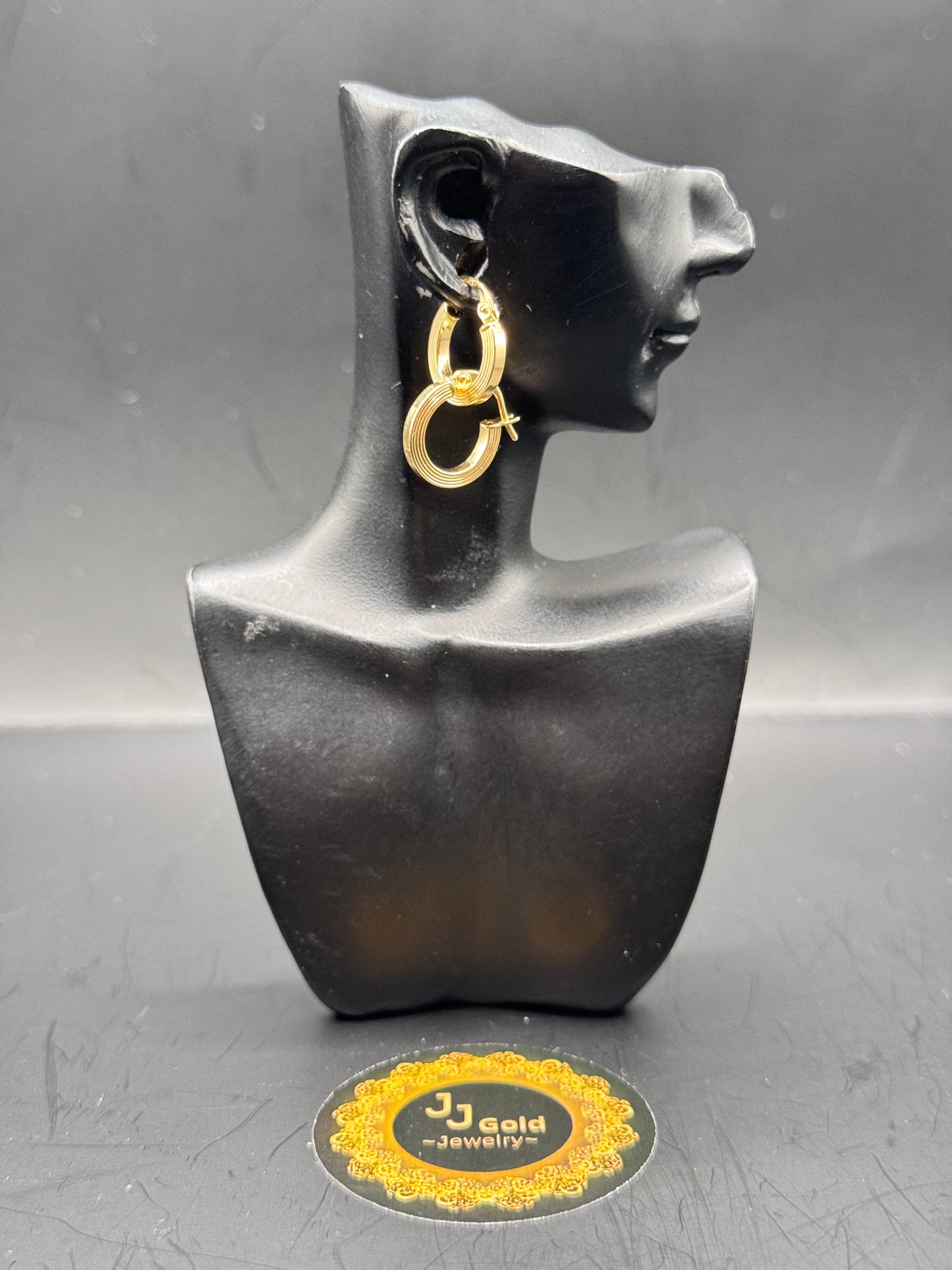 18karat small clip Earrings