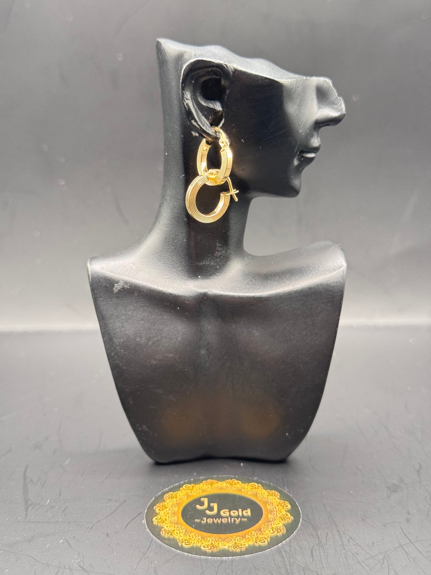 18karat small clip Earrings