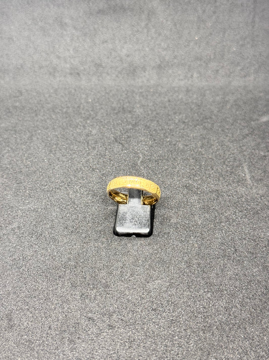 18K wedding band (Unisex)